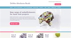 Desktop Screenshot of debbieabrahamsbeads.co.uk